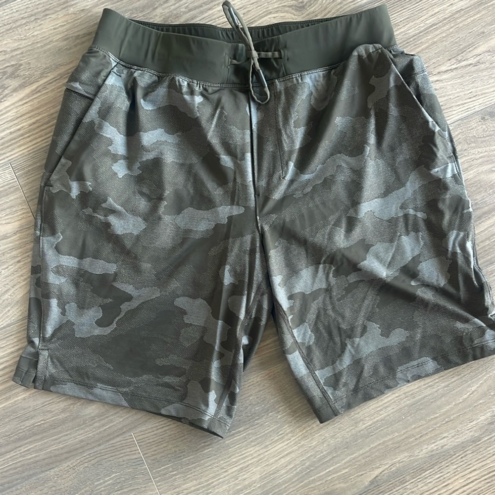 lululemon athletica Camo Athletic Shorts - Gray